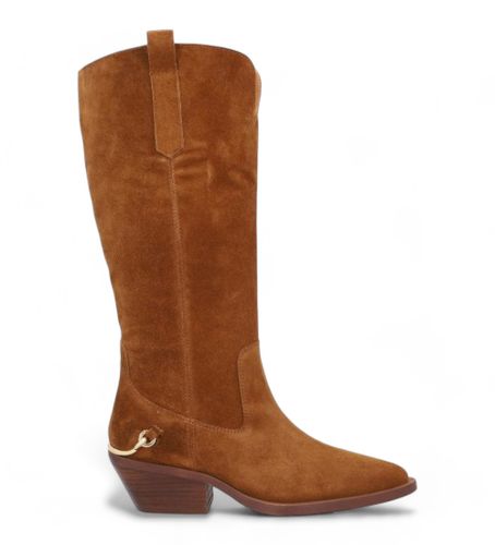 Til kvinder. 524911 Holly brune læderstøvler (39), 3-5 cm, Ingen, Casual - Alpe - Modalova