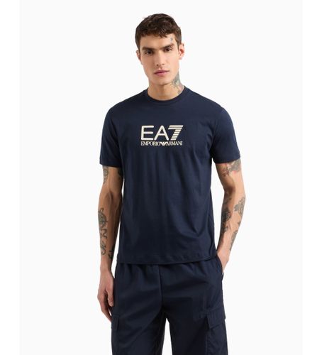 Til mænd. 7M000224_AF10375 Visibility T-shirt navy (L), Casual, Bomuld, Korte ærmer - EA7 - Modalova