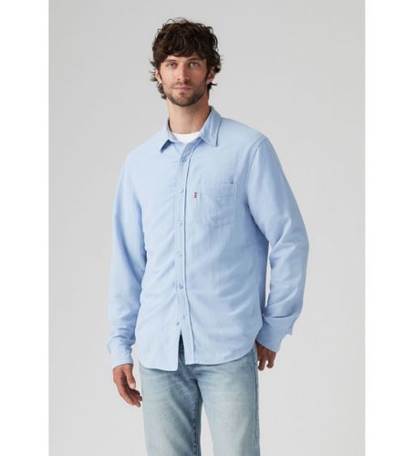 Til mænd. 85746-0182 Skjorte Solnedgangsblå (S), Casual, Linned, Lange ærmer - Levi's - Modalova