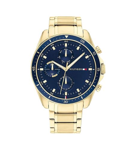Til mænd. 1791834 Parker-ur i (OSFA), Guldfarvet, Casual, BH, Rustfrit stål - Tommy Hilfiger - Modalova