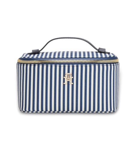 Til kvinder. AW0AW17275 Blåstribet toilettaske (OSFA), Casual, Polyester - Tommy Hilfiger - Modalova