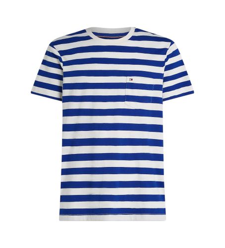 Til mænd. MW0MW37283 T-shirt med påsyet lomme (L), Casual, Bomuld, Korte ærmer - Tommy Hilfiger - Modalova