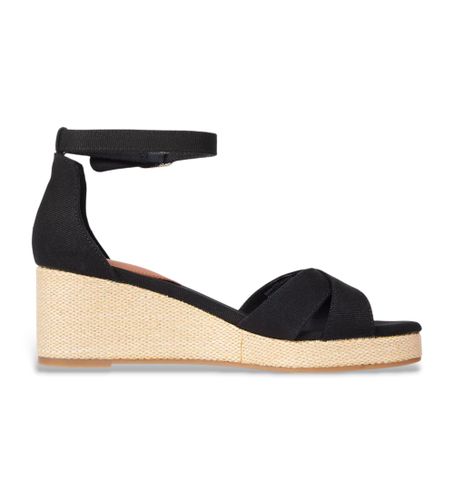 Til kvinder. FW0FW08481 Espadriller med kilehæl og krydsede stropper, (36), 5-8 cm, Spænder, Casual - Tommy Hilfiger - Modalova