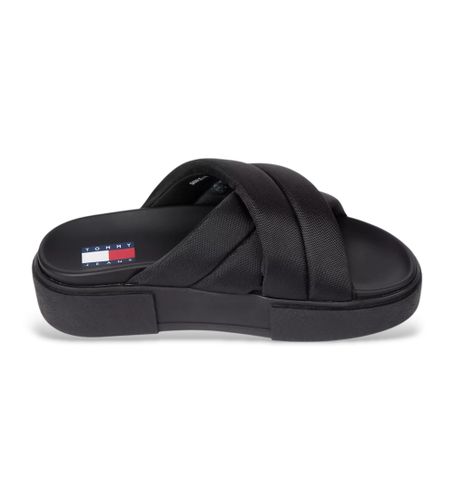 Til kvinder. EN0EN02775 Sandaler med plateau og polstrede remme, (37), Fast, 3-5 cm, Ingen, Casual - Tommy Jeans - Modalova