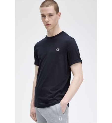 Til mænd. M3519 T-shirt M3519 (L), Casual, Bomuld, Korte ærmer - Fred Perry - Modalova