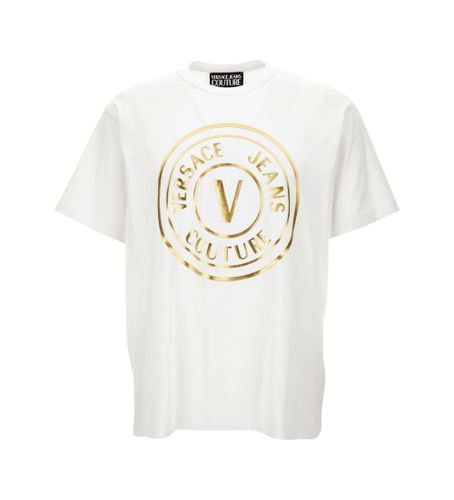 Til mænd. 78GAHT01-CJ00T Kortærmet T-shirt (S), Casual, Bomuld, Korte ærmer - Versace Jeans Couture - Modalova