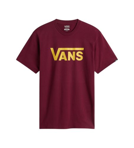 Til mænd. VN000GGGEAY1 Klassisk T-shirt i bordeaux (S), Casual, Rødbrun, Bomuld, Korte ærmer - Vans - Modalova