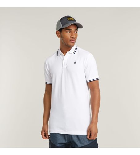 Til mænd. D17127-5864-110 Polo Dunda Slim Stripe (M), Casual, Bomuld, Korte ærmer - G-Star - Modalova