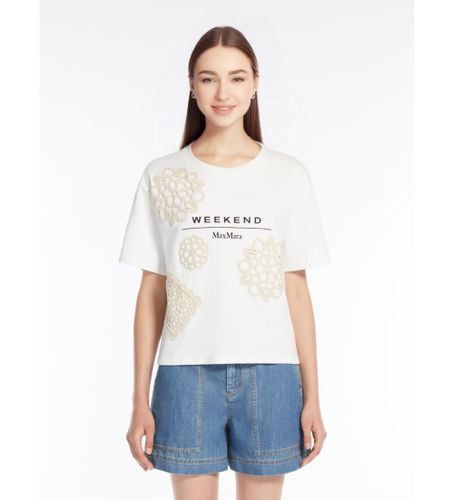 Til kvinder. 2515941052600 Lecco T-shirt (L), Casual, Bomuld, Korte ærmer - Weekend Max Mara - Modalova