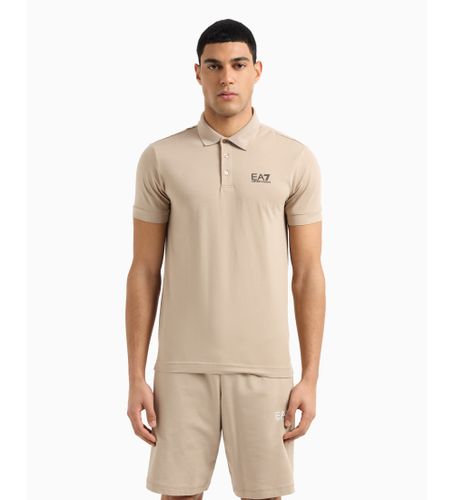 Til mænd. 8NPF14_PJVQZ Polo Piqué Stretch (M), Casual, Sport, Bomuld, Multisport, Korte ærmer - EA7 - Modalova