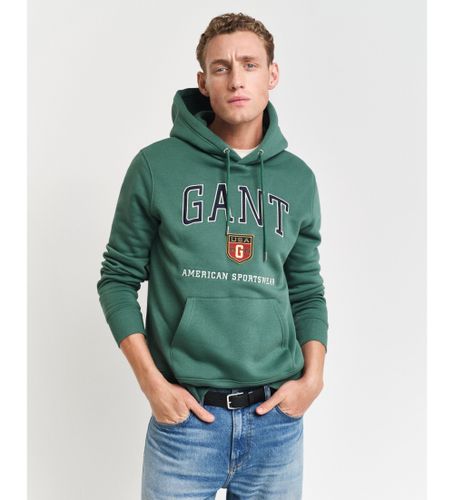 Til mænd. 2044004 Sweatshirt Crest Shield Graphic (S), Casual, Bomuld, Lange ærmer - Gant - Modalova