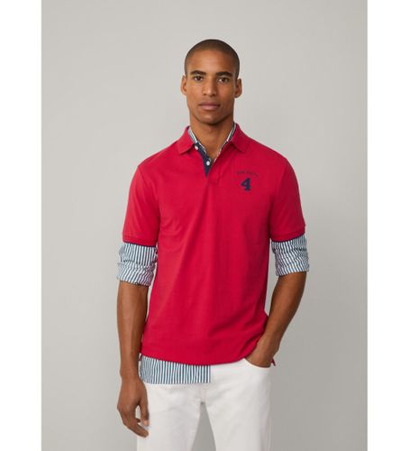 Til mænd. HM563414 Heritage poloshirt med klassisk pasform (L), , Casual, Bomuld, Korte ærmer - Hackett London - Modalova