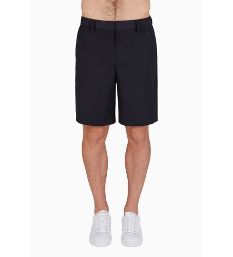 Til mænd. XM000208AF12041UB101 Navy shorts med elastik i taljen (29), Casual, Polyester - Armani Exchange - Modalova