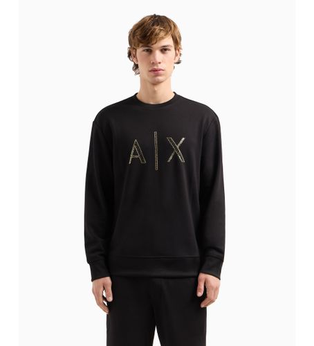 Til mænd. XM000331AF12269UC001 Sweatshirt med rund hals, (L), Casual, Sport, Multisport, Polyester - Armani Exchange - Modalova