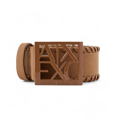 Til kvinder. XW000963AF12574U6305 Brunt pladebælte (70cm), Casual, Polyester - Armani Exchange - Modalova