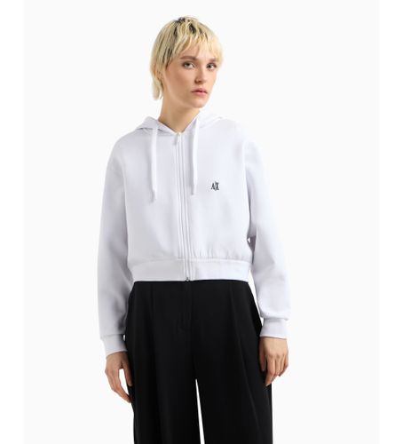 Til kvinder. XW000822AF10818U0002 sweatshirt med lynlås (L), Casual, Sport, Bomuld, Multisport - Armani Exchange - Modalova