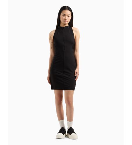 Til kvinder. XW000091AF10805UC001 Ærmeløs minikjole med halterneck (L), Casual, Polyester, Uden ærmer/stropper - Armani Exchange - Modalova