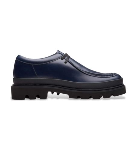 Til mænd. 26181649 Badell Seam lædersko navy (39.5), Fast, Blonder, Casual, Blå - Clarks - Modalova