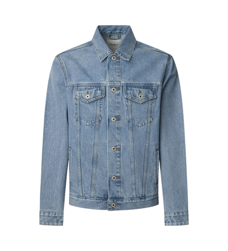 Til mænd. PM402715NC9 denimjakke (L), Casual, Bæredygtig - Pepe Jeans - Modalova
