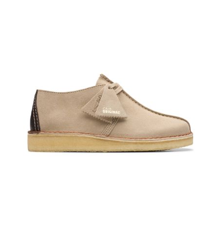 Til mænd. 26178478 Desert Trek sko i læder (41), Fast, Ruskind, Blonder, Casual - Clarks - Modalova