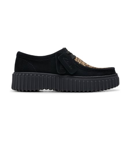 Til kvinder. 26181189 Torhill Bee lædersko (36), 1-3 cm, Ruskind, Blonder, Casual - Clarks - Modalova
