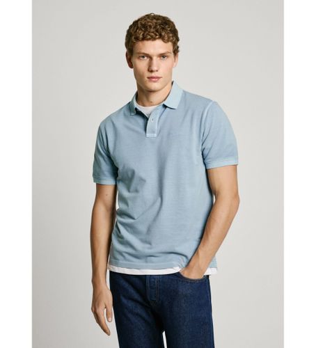 Til mænd. PM509768 Pol kortærmet T-shirt (L), Casual, Bomuld, Korte ærmer, Bæredygtig - Pepe Jeans - Modalova