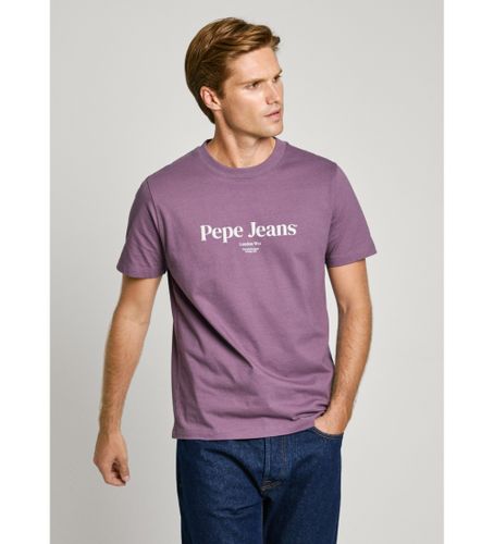 Til mænd. PM509783 Dale T-shirt (L), Casual, Bomuld, Korte ærmer, Bæredygtig - Pepe Jeans - Modalova