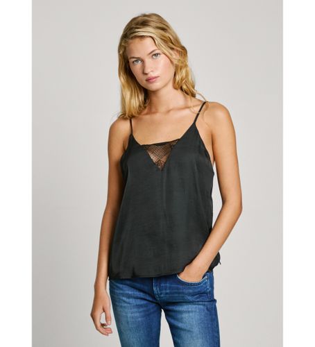 Til kvinder. PL304967 Top Adeline (XS), Casual, Polyester, Uden ærmer/stropper - Pepe Jeans - Modalova