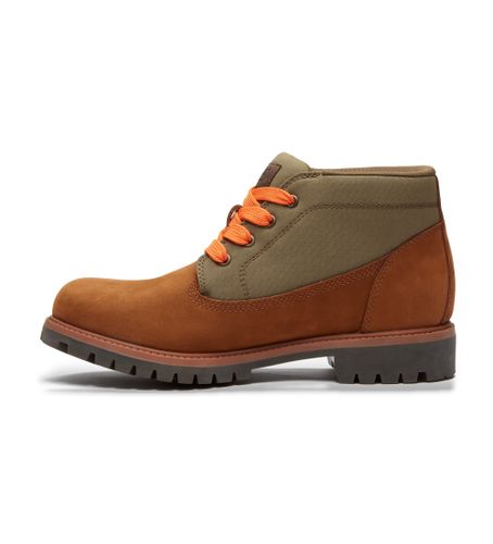 Til mænd. TB0A431HEM51 Brune Chukka Premium-læderstøvler med snørebånd i mellemlåret (41.5 W), Fast, Blonder, Casual - Timberland - Modalova