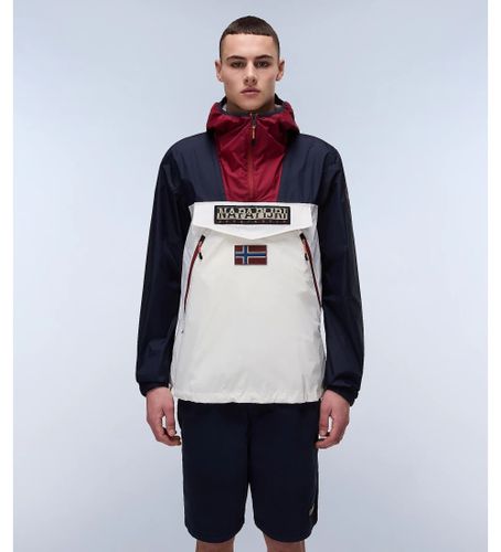 Til mænd. NP0A4HX6 Anorak Rainforest Ripstop Jacket navy, (XXL), Casual, Polyester, Bæredygtig, Blå - Napapijri - Modalova