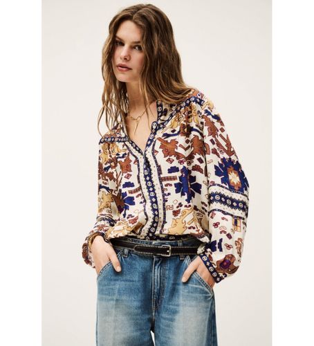 Til kvinder. 1E25VARO Varona bluse med print (38), Casual, Viscose, Lange ærmer - BA&SH - Modalova