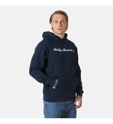 Til mænd. 53924 Sweatshirt Core Graphic navy (S), Casual, Bomuld - Helly Hansen - Modalova