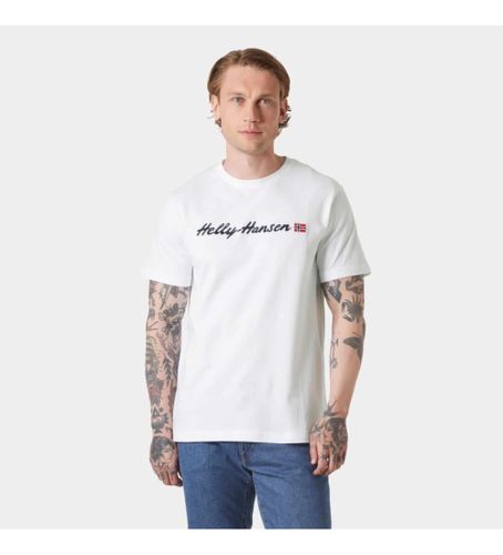 Til mænd. 54599 T-shirt Core Graphic T 2.0 (L), Casual, Bomuld, Korte ærmer - Helly Hansen - Modalova