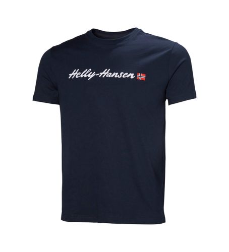 Til mænd. 54599 T-shirt Core Graphic T 2.0 navy (XXL), Casual, Bomuld, Korte ærmer - Helly Hansen - Modalova