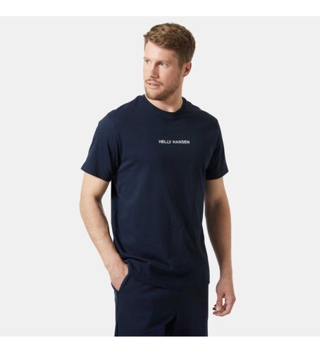 Til mænd. 54598 Cora 2.0 navy T-shirt (S), Casual, Bomuld, Korte ærmer - Helly Hansen - Modalova