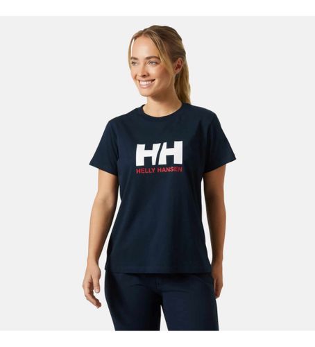 Til kvinder. 54593 T-shirt Logo 3.0 navy (S), Casual, Sport, Bomuld, Multisport, Korte ærmer - Helly Hansen - Modalova