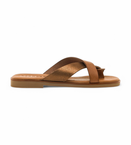 Til kvinder. 54307 Brune Alysa-sandaler i (37), Fast, 1-3 cm, Ingen, Casual - MTNG - Modalova