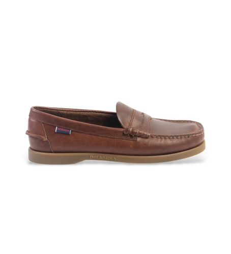 Til mænd. 76114QW Dolphin loafers i voksbehandlet , (41), Fast, Ingen, Casual, Klassisk - Sebago - Modalova