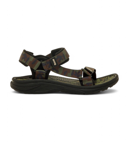 Til mænd. 84660 Solana grønne sandaler (42), Stof, Fast, 1-3 cm, Velcro, Casual - MTNG - Modalova