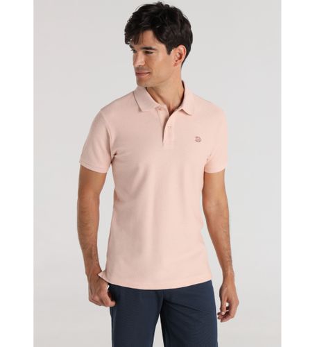 Til mænd. 831055509 Kortærmet jacquardvævet poloshirt med broderet logo i (S), Casual, Bomuld, Korte ærmer - Bendorff - Modalova