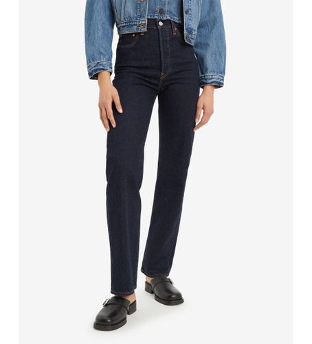 Til kvinder. 79078-0014 Jeans Ribcage Full-Length (24/32), Casual, Bomuld, Denim - Levi's - Modalova