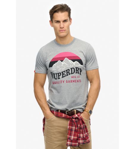 Til mænd. M1012122A Great Outdoors T-shirt (M), Casual, Bomuld, Korte ærmer - Superdry - Modalova