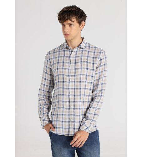 Til mænd. 145713081 ternet skjorte med print (S), Casual, Bomuld, Lange ærmer - Lois Jeans - Modalova