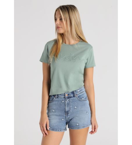 Til kvinder. 217452641 denimshorts med frihedsbroderi (26), Casual, Bomuld - Lois Jeans - Modalova