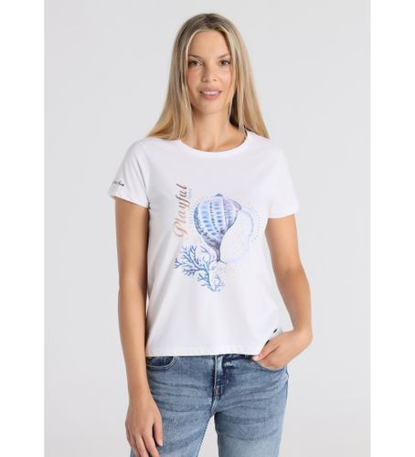 Til kvinder. 423252725 Mare kortærmet T-shirt (XS), Casual, Bomuld, Korte ærmer - Lois Jeans - Modalova