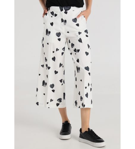Til kvinder. 300188136 bukser med hjerteprint (26), Casual, Polyester - Victorio & Lucchino, V&L - Modalova