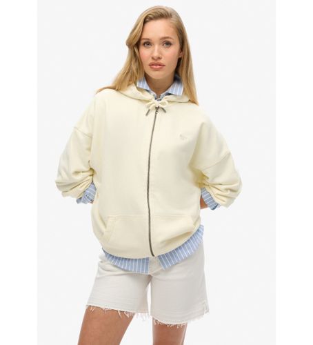 Til kvinder. W2012350A Studios sweatshirt med lynlås (XS), Casual, Genanvendt polister, Bæredygtig - Superdry - Modalova