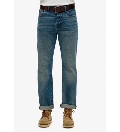 Til mænd. M7011387A Lige jeans Merchant blue (30/30), , Casual, Denim, Økologisk bomuld, Bæredygtig - Superdry - Modalova