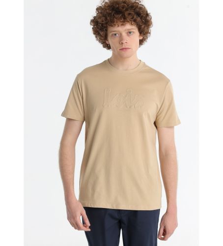 Til mænd. 157253322 Basic T-shirt med prægning (XL), Casual, Bomuld, Korte ærmer - Lois Jeans - Modalova