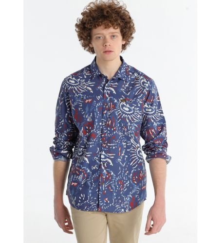 Til mænd. 145673069 skjorte med print (S), Casual, Bomuld, Lange ærmer - Lois Jeans - Modalova